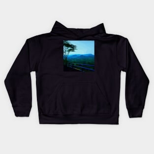 Peaceful Mountain View Kids Hoodie